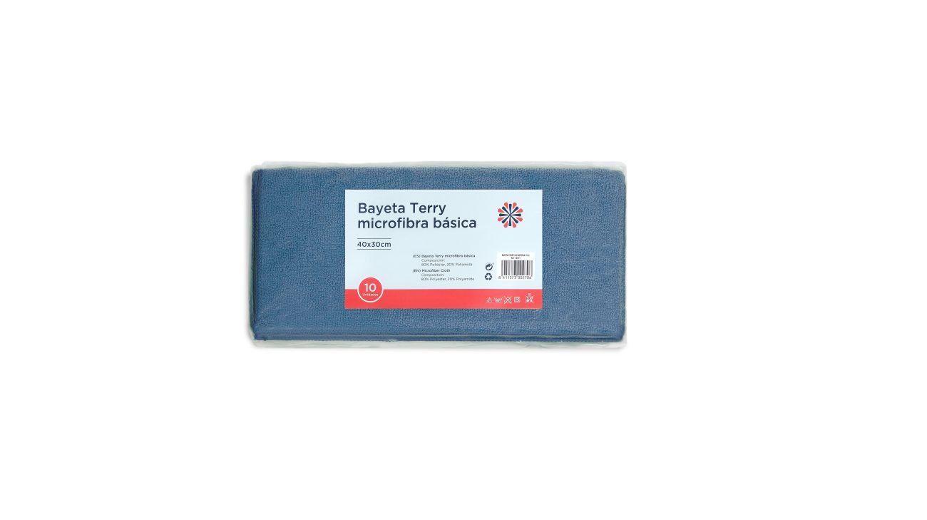 Lavettes microfibre 40x30 cm, pack x10